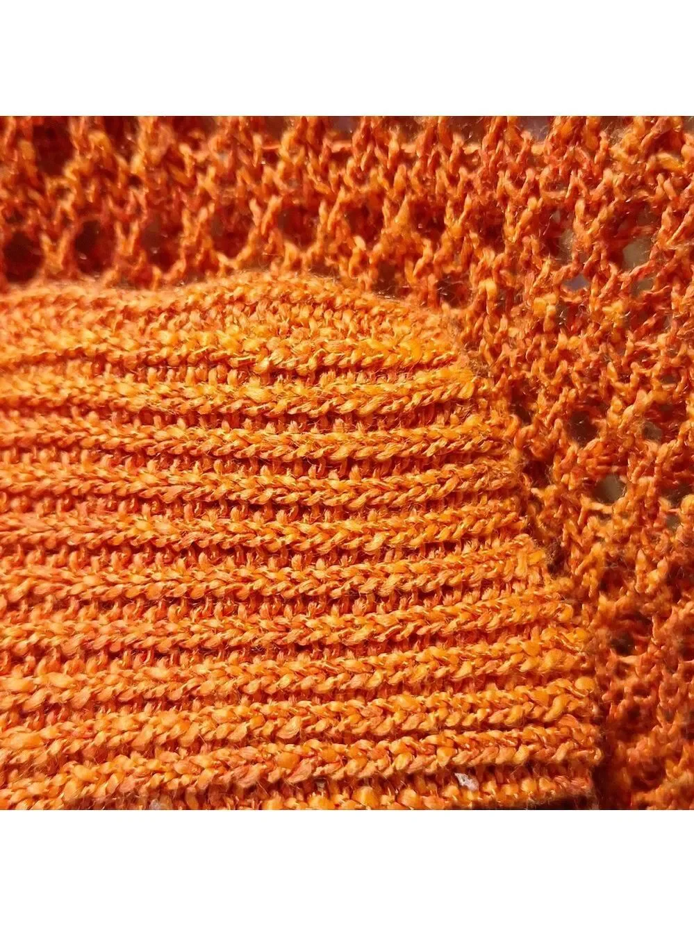 Elizabeth and James Women's Orange Cutout Sweater XS